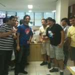 Algumas pessoas da equipe de vídeos da Globo.com