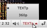 youtube-text-mode-selection